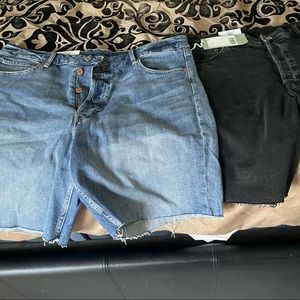 Never worn H&M denim short size 16